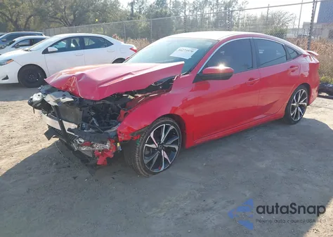 2019 Honda Civic Si из США, поврежденный, VIN 2HGFC1E50KH701567